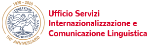 Ufficio Servizi Internazionalizzazione e Comunicazione Linguistica Logo